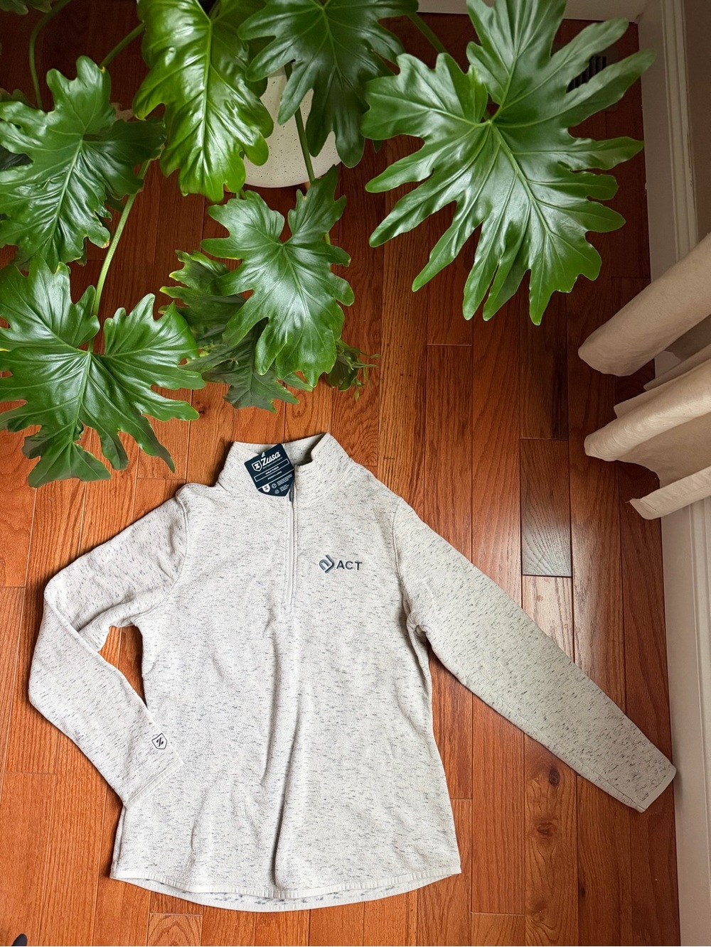 Patagonia Gray Fleece Quarter Zip Pullover
